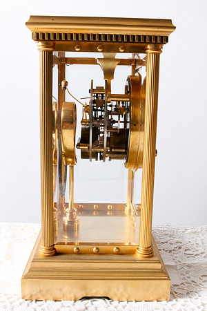 One Gong stircks on the hour and on the half hour.